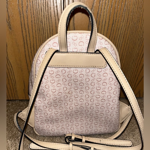 GUESS Light Pink Patterned Backpack - Picture 3 of 5